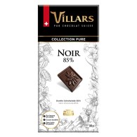 Villars Dark Pure Chocolate Bar 100g 85%