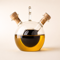 Casa Rinaldi Extra Pirex Virgin olive oil 250 Ml & Balsamic Vinegar of Modina 50 ML