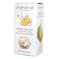 Lemon, Sea Salt & Extra Virgin Olive Oil Crackers 125g