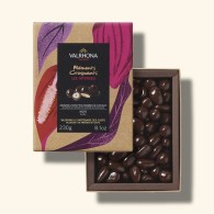 Valrhona Almond and hazelnut box coated with dark chocolate - 230g