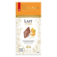 Villars Dark Chocolate with Candied Orange Bar 100g