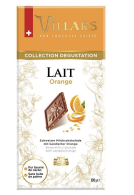 Villars Dark Chocolate with Candied Orange Bar 100g