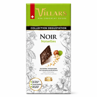 Villars Dark Chocolate With Hazelnut Pieces 100g