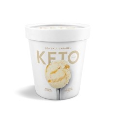 KETO ICE CREAM CAN - SEA SALT CARAMEL 473 ML