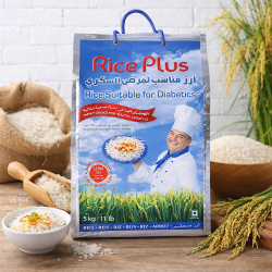 Maharani Plus White Basmati Rice for Diabetics 5 KG