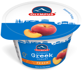 Olympus Greek Yogurt Peach Fat Free 150g