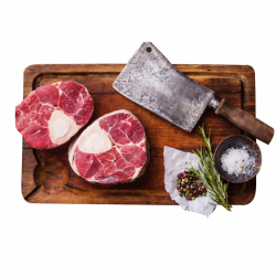 Veal Osso Bucco Sliced frozen approax.1 - 1.2 kg