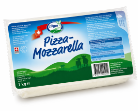 Zuger Frozen Mozzarella Cheese Block 1kg