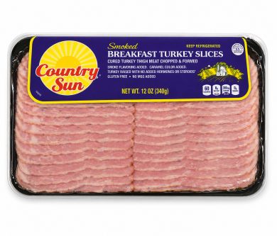 Country Sun Breakfast Turkey Slices 340gm