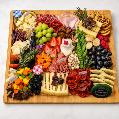 Gathering Cheese Platters