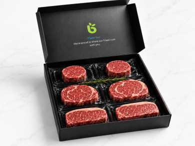 WAGYU MIX BOX CHILLED GRADE 8-9 ( 6 Pcs Different cut ) KG 1.6